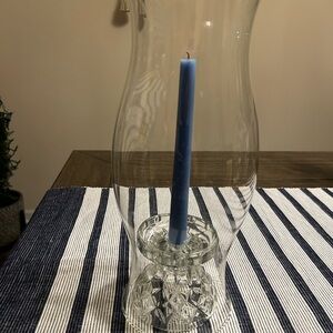 Elegant Glass Hurricane/Candle Holder